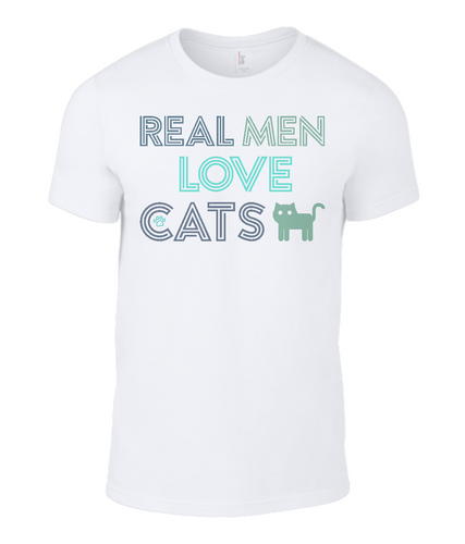 Short sleeve t-shirt - Real Men Love Cats