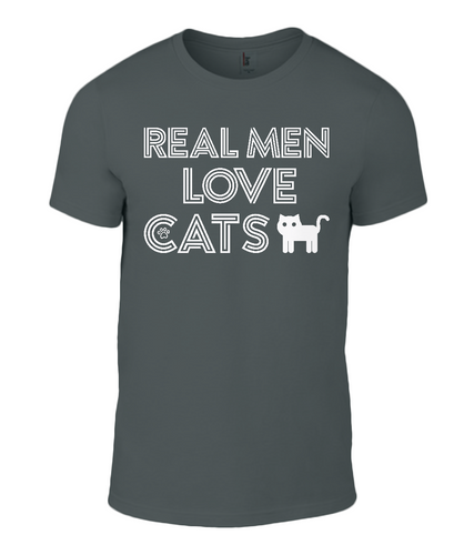 Short sleeve t-shirt - Real Men Love Cats