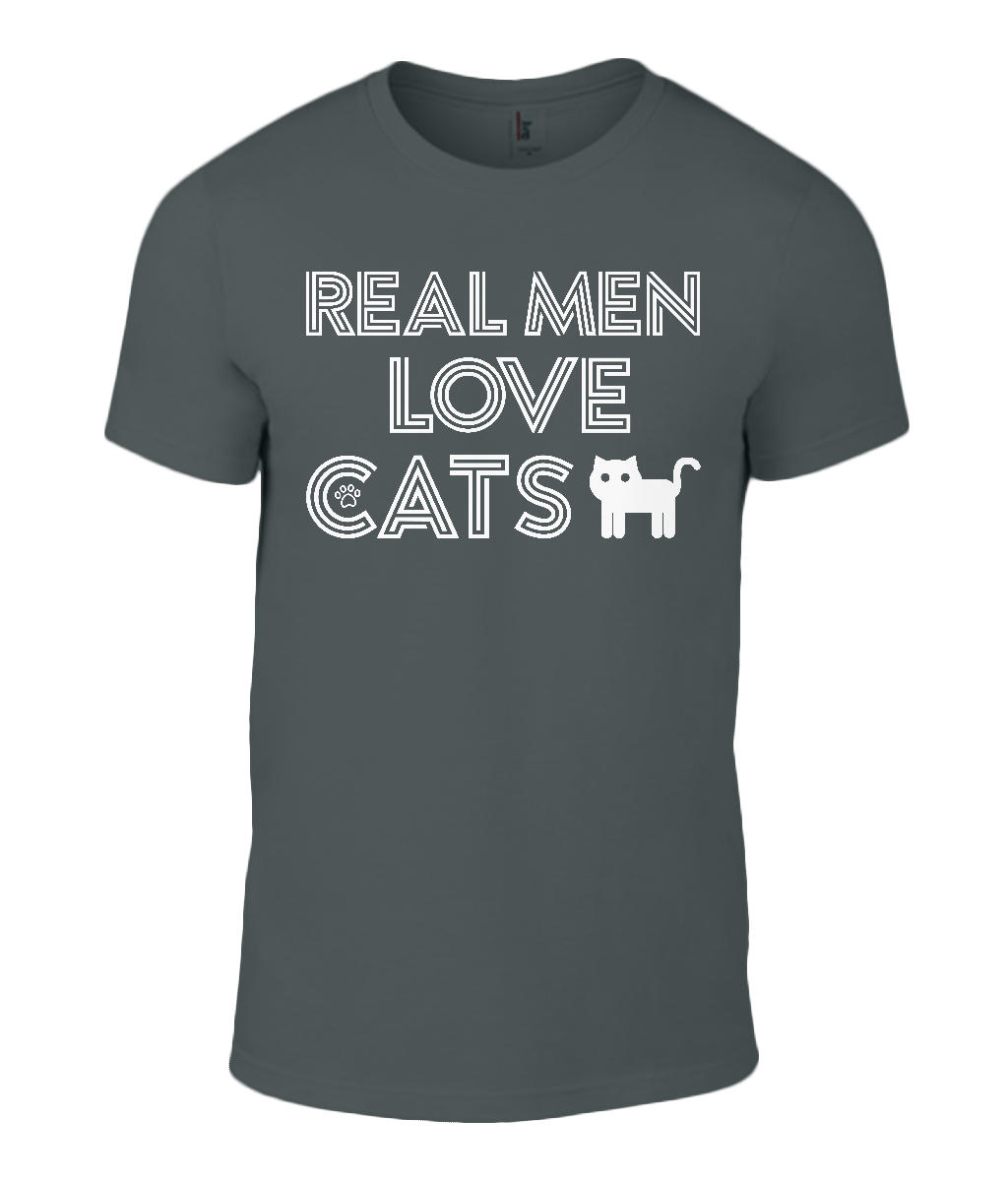 Short sleeve t-shirt - Real Men Love Cats