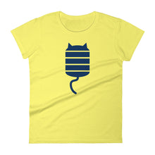 STRIPE CAT Women's short sleeve t-shirt