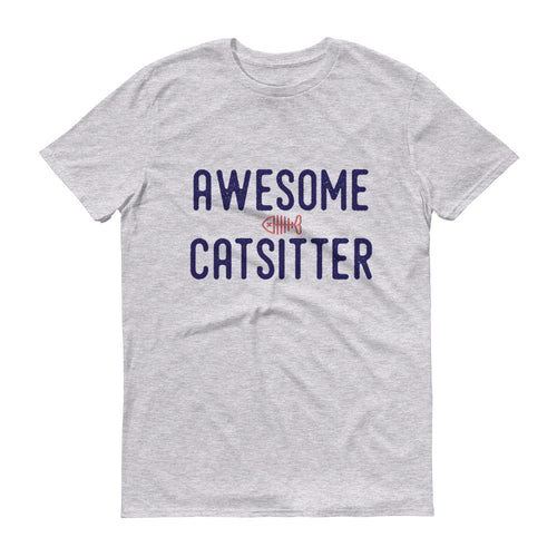 AWESOME CATSITTER II Short sleeve t-shirt