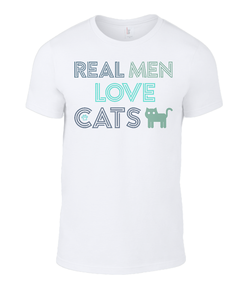 Short sleeve t-shirt - Real Men Love Cats
