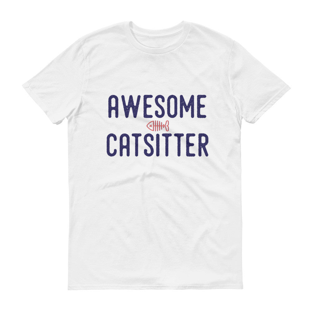 AWESOME CATSITTER II Short sleeve t-shirt