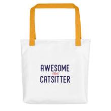 AWESOME CATSITTER Tote bag